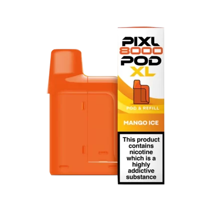 Mango Ice Pixl 8000 Refill Pack - 20 mg - Vape Product
