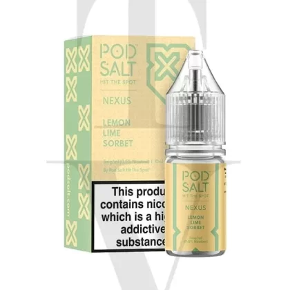 POD SALT NEXUS LEMON LIME SORBET NIC SALT E-LIQUID