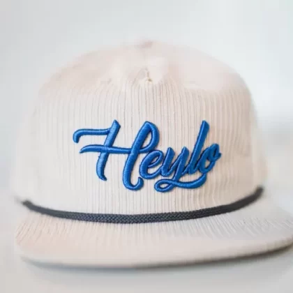 Heylo Light Beige Corduroy Hat