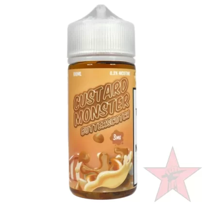 Custard Monster – Butterscotch – 100mL - Nicotine (milligram)#3mg>6mg