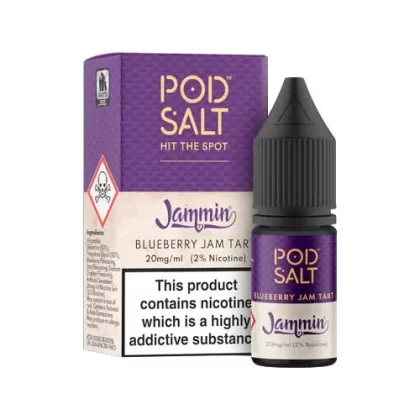 Pod Salt Fusions Blueberry Jam Tart Nic Salt - 20mg
