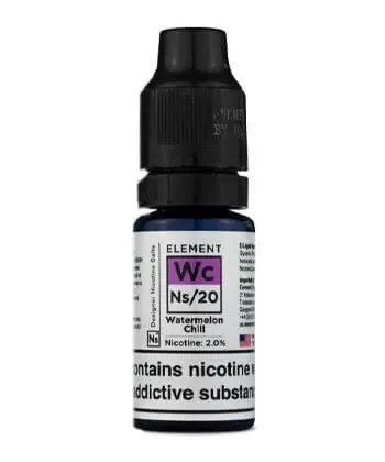 NS20 Watermelon Chill Nic Salt eLiquid by Element - 10mg / 10ml