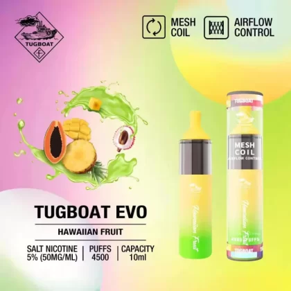 TUGBOAT EVO 4500 PUFFS – HAWAIIAN FRUIT