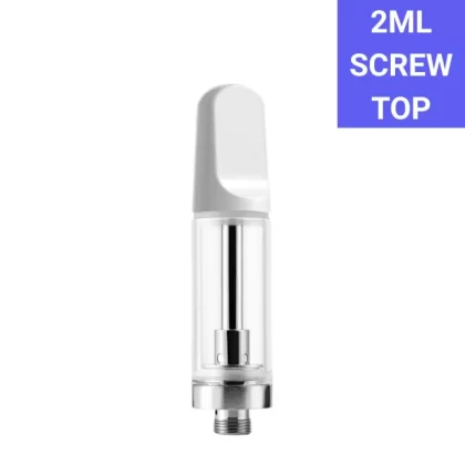 Reusable Empty 510 Vape Cart 2G Ceramic – White Tip - Discountvapepen