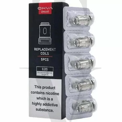 OXVA UNICOIL REPLACEMENT COILS - Ohm#0.2 Ohm Mesh>0.3 Ohm Mesh>0.5 Ohm Mesh>1.0 Ohm MTL>5 Pack