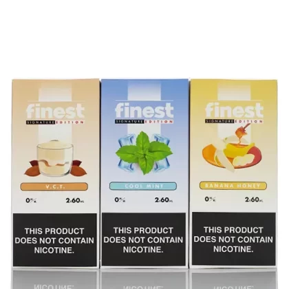 The Finest E-Liquid Signature Edition - No Nicotine Vape Juice - 120ml (DISCONTINUED) - Cool Mint