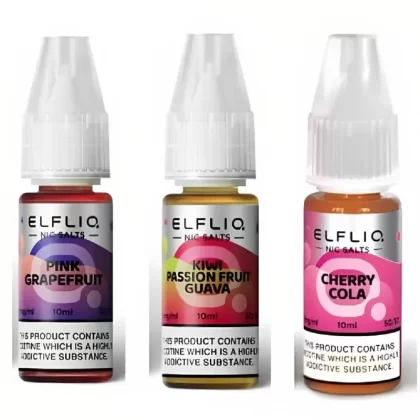 Elf Bar Elf Liq 10ml Nic Salt 10mg & 20mg – Box of 10