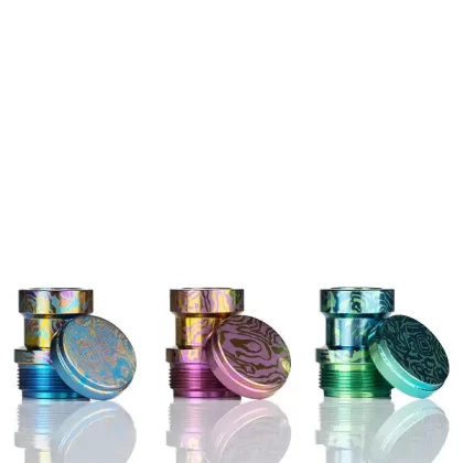 MK MODS Titanium Integrated Drip Tip and Button for dotAIO - Blue