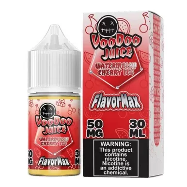 Watermelon Cherry Ice by Voodoo Juice FlavorMax Salts Series 30mL - Nicotine Level#25mg>50mg>30mL