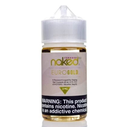 Naked 100 Tobacco – Euro Gold 60ml (3 , 6 mg) - Vape Product, Vape Product
