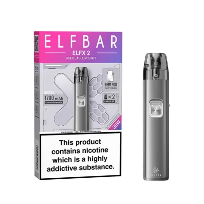 ELF BAR ELFX 2 Pod Vape Kit - Matte Black
