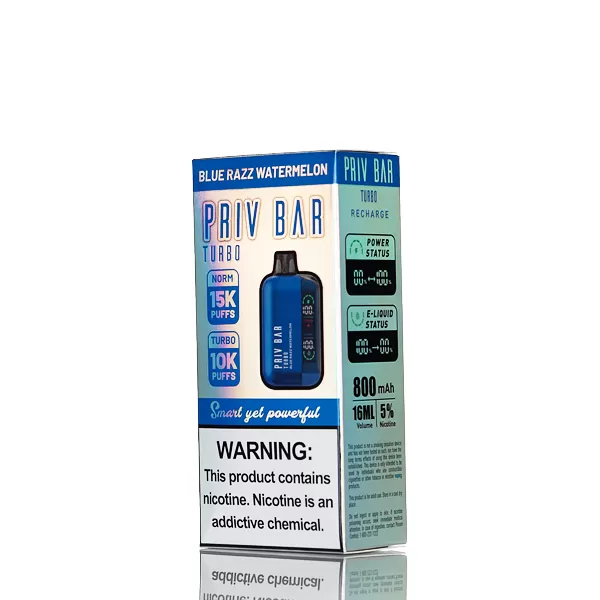 SMOK Priv Bar Turbo 15K 15000 Puffs Disposable Vape - 16mL - Florida Lemonade - Image 3