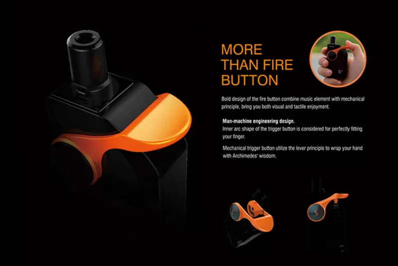 USONICIG Rhythm UltraSonic v3 Lite Kit 1500mAh batteri Coil free – Pod system Startpaket - E Ciggbolaget Se - Image 2