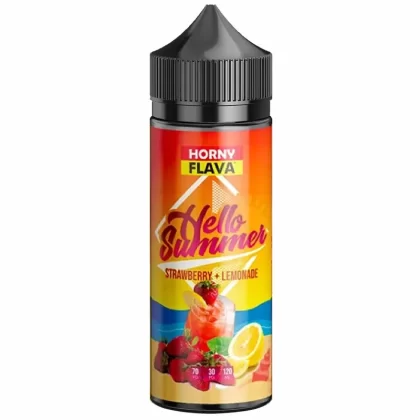 STRAWBERRY LEMONADE E LIQUID BY HORNY FLAVA 100ML 70VG