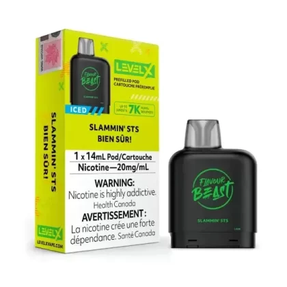 Level X Slammin’ STS Iced Flavour Beast Pods