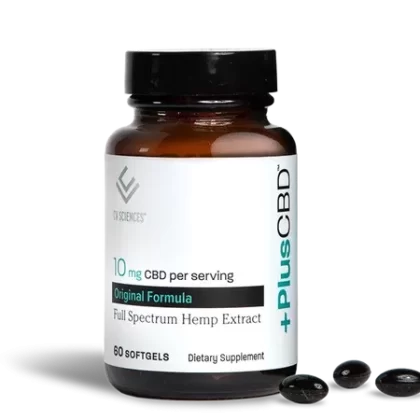 PlusCBD CBD Softgel Capsules 10MG 60CT - Ejuicewarehouse