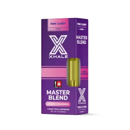 Xhale THC-A Blend Pink Candy Cartridge – 1000mg - Option#Cartidge + E420 Battery (35% off)>Single Cart (116840)