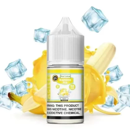 Banana Ice Nicotine Salt by Pod Juice - Size#30ml~Nicotine#35MG>55MG