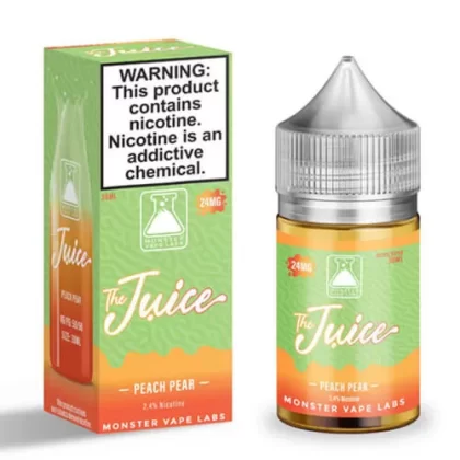 Juice Monster Salt – Peach Pear 30mL - Vape Product; Vape Product, Vape Product