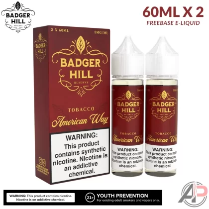 Badger Hill Reserve American Way E-Liquid 120mL