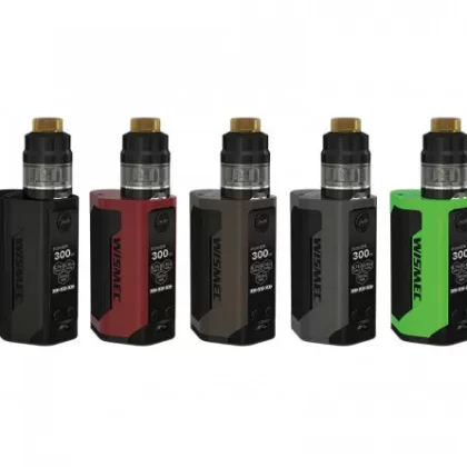 WISMEC RX GEN3 300W TC Kit with GNOME Tank (4ML) - Purple/2ml