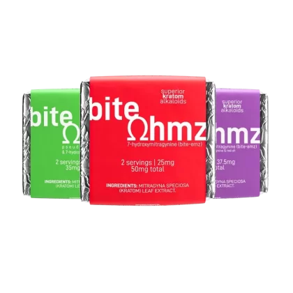 Exodus Bite Ohmz 7-Hydroxy Infused Chocolate Squares