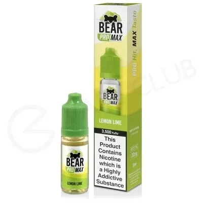 Lemon Lime Nic Salt E-Liquid by Bear Pro Max
