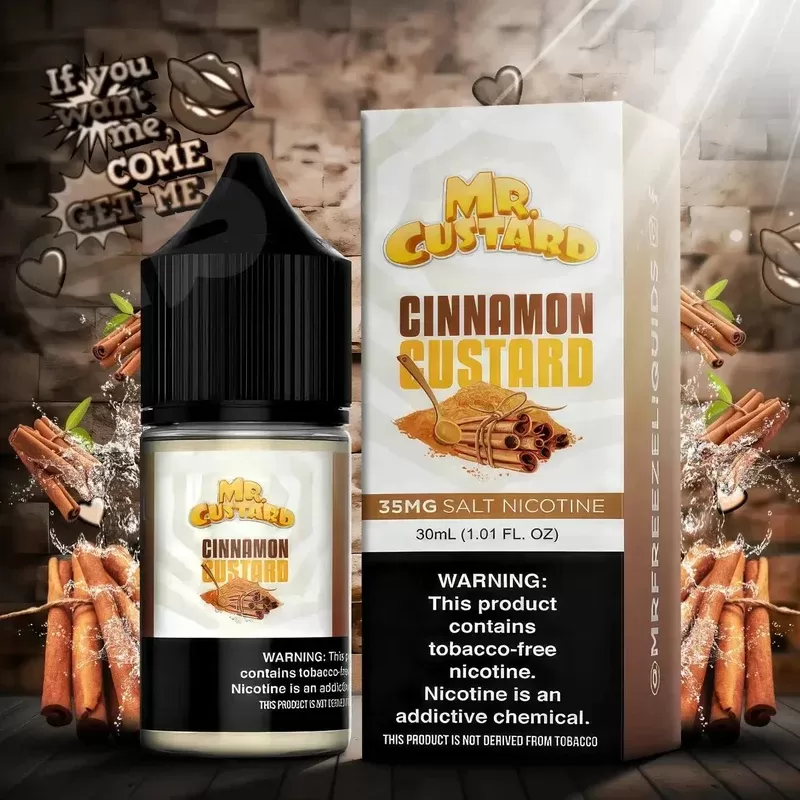 Mr. Custard Synthetic Salt Nicotine E-Liquid 30ML