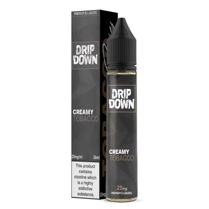 Drip Down Creamy Tobacco 30ml Saltnic - Vapebazaar Pk