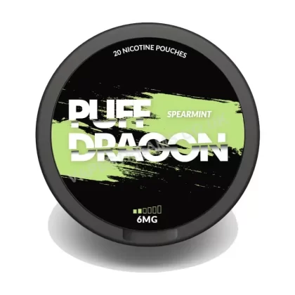 Puff Dragon Spearmint Nicotine Pouch - Vapestreams Co