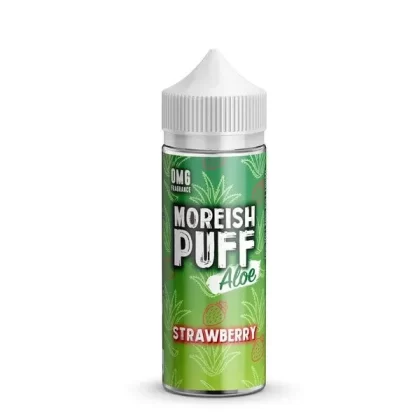 STRAWBERRY E LIQUID BY MOREISH PUFF – ALOE 100ML 70VG