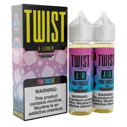 Twist e-Liquids Pink Punch 0 eJuice - 120mL (2x60mL); Vape Product, Vape Product
