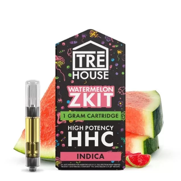 TreHouse HHC Vape Cartridge – Watermelon Zkit – 1G For | Rokin
