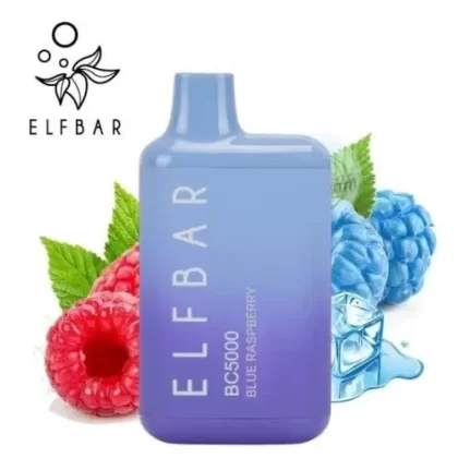 ELF BAR BLUE RASPBERRY BC5000 DISPOSABLE POD - Vape Product