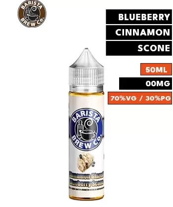Cinnamon Glazed Blueberry Scone Shortfill eLiquid by Barista Brew Co 50ml - 00mg / 50ml