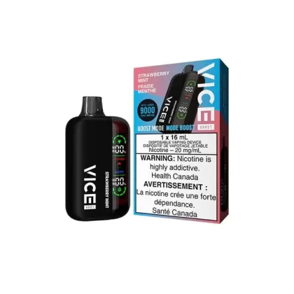 Vice Boost Disposable Vape – 9000 Puffs -Strawberry Mint