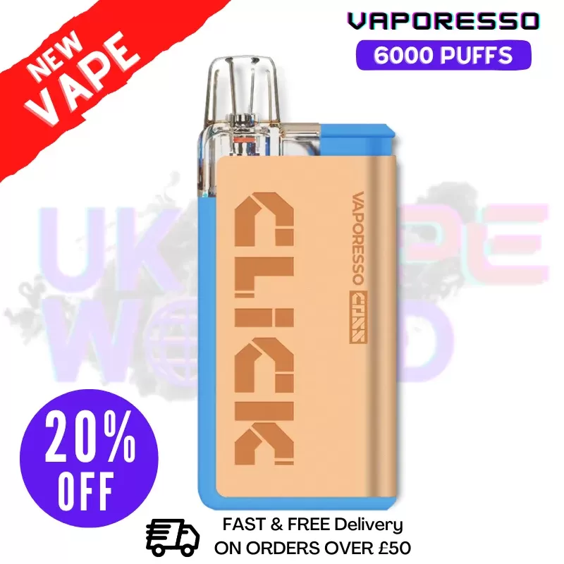 Pineapple Ice Vaporesso 6K Coss Click Disposable Kit – ONLY £8.99