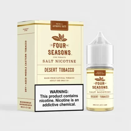 Desert Tobacco SALT – Four Seasons – 30mL – Smooth Nic E-Liquid