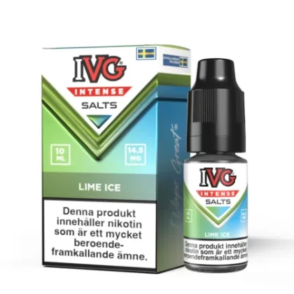 IVG Intense Salts – Lime Ice 14,5mg 10ml - E Ciggbolaget Se