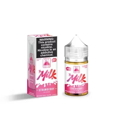 Strawberry by Milk Monster Salt Series E-Liquid 30mL (Salt Nic)