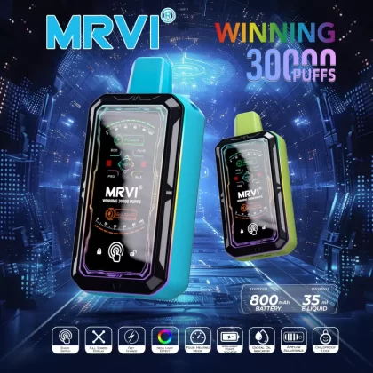 MRVI WINNING 30000 Puffs | 2%-5% strength, 35mL, 800mAh, bulk disposable vape - Aiviouvapes