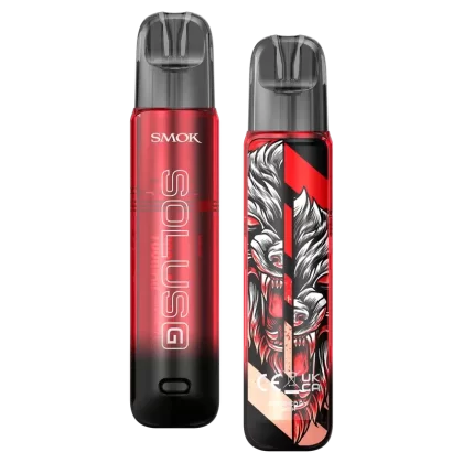 SMOK Solus G Pod Kit - Colour#Transparent Red>Transparent Purple>Transparent Blue (Discontinued)
