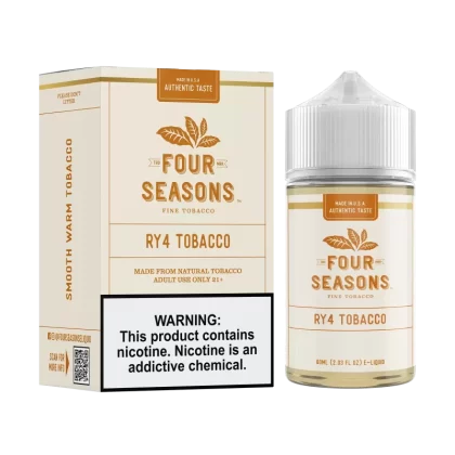 Four Seasons RY4 Tobacco Vape e-Liquid 30mL - Vape Product, Vape Product