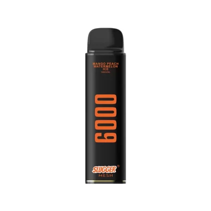 Slugger Black Disposable Vape – Mango Peach Watermelon Ice 50mg (6000 Puffs)