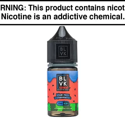 BLUE RAZZ WATERMELON BY BLVK MELON SALT 30ML - Vapejuice