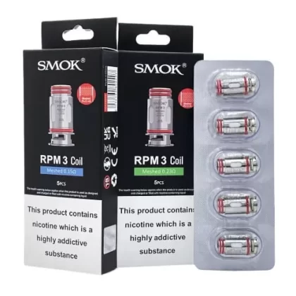 SMOK RPM 3 Replacement Coils - 0.15 Ohm, 0.23 Ohm (52B842)