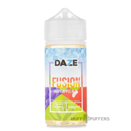Daze Fusion – Grape Apple Aloe Iced 100mL - Nicotine Strength#0mg>3mg>6mg