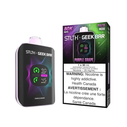 STLTH x GEEK BAR - Purple Grape - 20 mg/mL (wholeseller) - Excise ON, 20 mg/mL (wholeseller) - Excise AB (2348E6)
