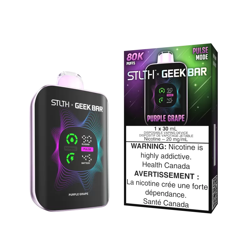 STLTH x GEEK BAR - Purple Grape - 20 mg/mL (wholeseller) - Excise ON, 20 mg/mL (wholeseller) - Excise AB (2348E6)
