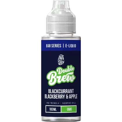 Ohm Brew Double Brew 100ml Shortfill E-Liquid Blackcurrant Blackberry & Apple